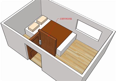 房門對牀頭化解